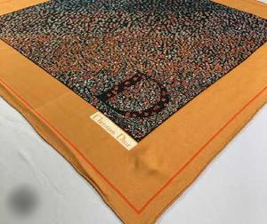Vintage Christian Dior Silk Scarf