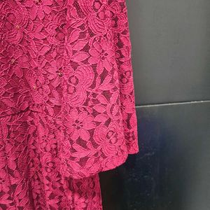 Elegant Lace Maxi Dress
