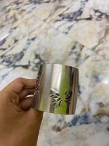 Silver Butterfly Bangle