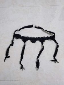 Black Lace Garter Belt