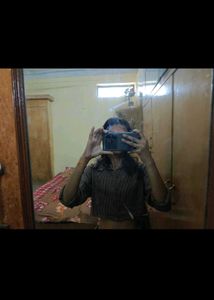 Striped Cropped Shirt
