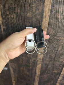 Stylish 3 Belt Set Black & White