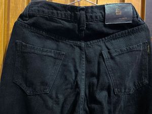 Black Straight Leg Jeans