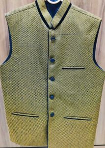 Stylish Men's Gold Waistcoat