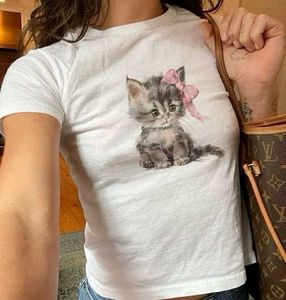 Cute Kitten Graphic T-Shirt
