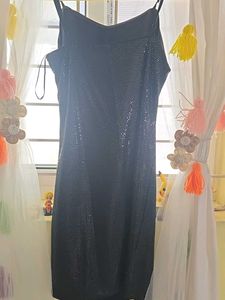 Sparkly Black Mini Dress