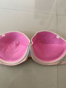 Strapless Pink Padded Bra
