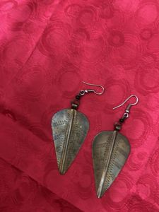 Vintage Statement Leaf Earrings