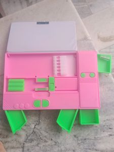 Pink Jumbo Pencil Box