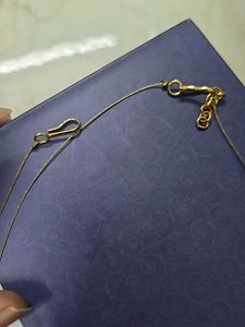 Gold Necklace with Gemstone Pendants