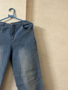 Light Wash Wide Leg Jeans