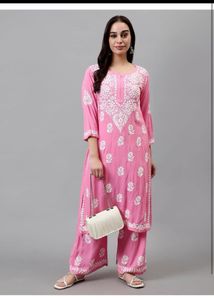 SevaChikan Chikankari kurta Set