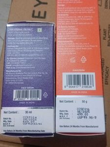 The Derma Co (Sunscreen &amp; serum)