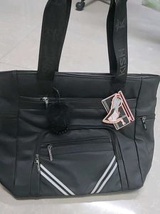 Stylish Black Tote Bag