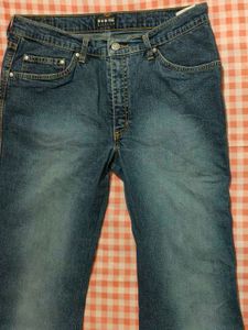 🍒ɞ˚‧｡⋆ y2k blue flare jeans