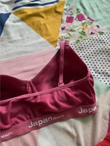 Pink Sports Bra with "Japan Beauty" Logo
