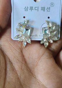 Sparkling Crystal Stud Earrings