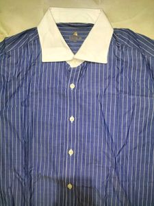 Blue Striped Men's Shirt