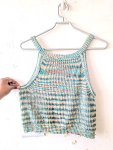 Striped Knit Tank Top