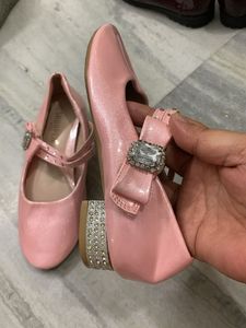 Sparkly Pink Ballerina Flats