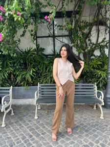 Beige Vest Coat