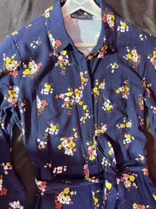 M&amp;S Floral Shirt Dress