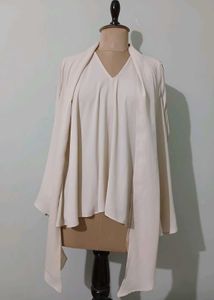 Elegant Sheer Blouse with Bow Detail