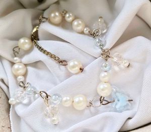 Charming Pearl & Butterfly Charm Bracelet