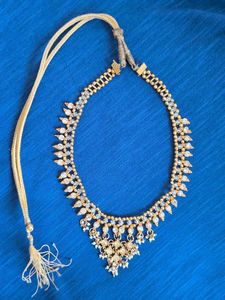 Hand Made Elegant Necklace with White St