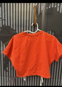 Orange Number 5 Graphic Tee