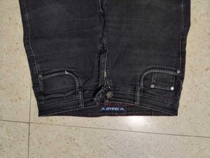 Grey Washed Denim Jeans