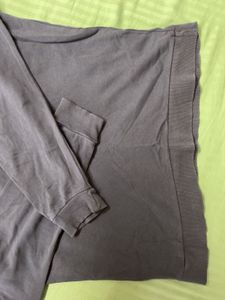 Purple Long Sleeve Sweatshirt