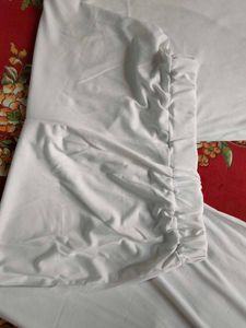 BLUTEX set of two white and blue Flowing Palazzo