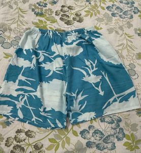 Cozy Blue Floral Pajama Set