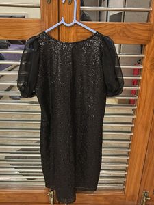 Sparkly Black Mini Dress