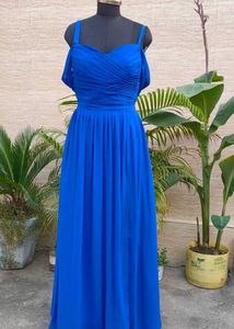 Elegant Royal Blue Maxi Dress