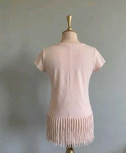 brand new sequence fringes crop top