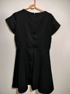 Classic Black Short Sleeve Dress