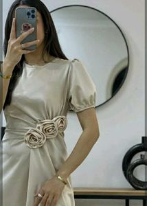 🔻PRICEDROP Rose Satin Gown