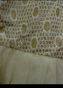 Elegant Yellow Gown with Bow Detail