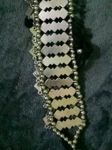 Boho Mirror Choker Necklace Set