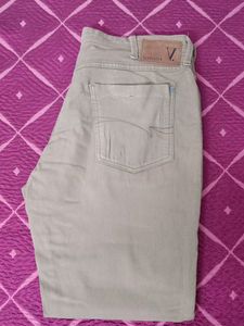 Van Heusen Men Khaki Denim Jeans