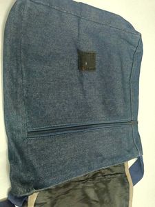 Denim Waist Bag with "AMPS express"