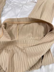 Korean stretchable beige  Leggings