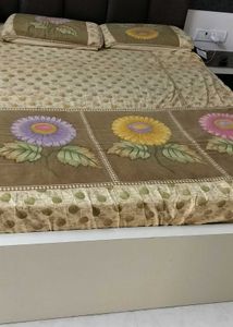 cotton Floral Print Bedsheet