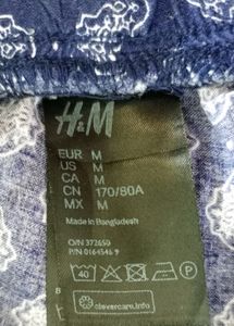 H&amp;M Printed Shorts For Women's