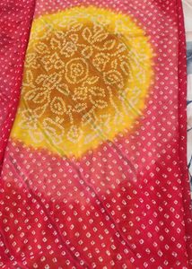 Bandhni With Lahariya Saree