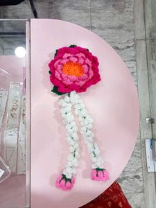 Handmade Crochet Flower Hair Clip