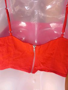 Red Crop Top - Stylish &amp; Trendy