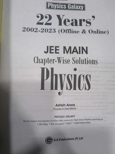 JEE Main Physics 22 Years Chapter-Wise Solutions